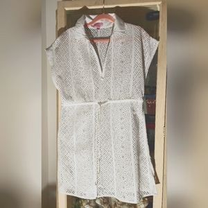 Lily Pulitzer eyelet dress beachwear coverup.